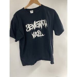 Vintage Y2k Seventh Vail Band Rock Concert Shirt Black Size Large